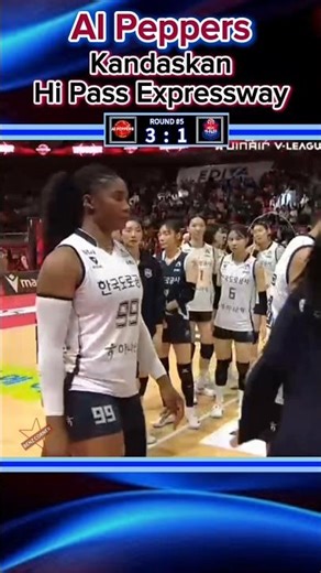 AI Peppers vs Hi Pass (3 : 1) putaran ke 5 #vleague2025 #kbsnsports