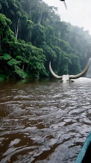 Terrifying Giant Bull Spotted in the Amazon Forest