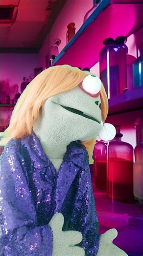 Never eat anything you find in an alien lab... 🧪💀 #puppetcomedy #darkcomedy