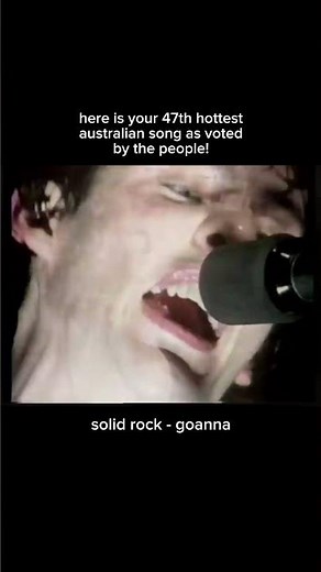 solid rock by goanna voted as the 47th hottest aussie song in the triple j hottest 100 aussie songs