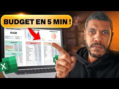 Crée ton tableau budget Excel en 5 minutes (tuto complet) 💻