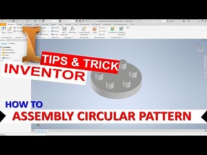 Inventor How To Assembly Circular Pattern