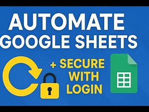 How to Automate Macros & Add User Authorization in Google Sheets | Smart Automation Tutorial
