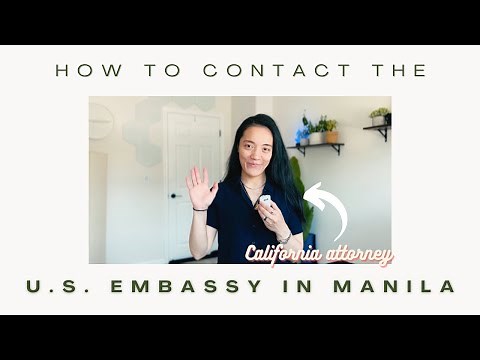 Ways to Contact the U.S. Embassy in Manila, Philippines 🇺🇸🇵🇭