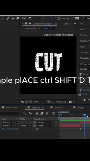 How to Cut a Layer in After Effects (The 5-Second Trick Editors Use)
