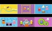 Mix of 6 videos from youtube : StoryBots Shapes Song
