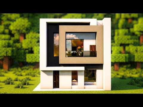 How to build the PERFECT Modern House in Minecraft (EASY tutorial)