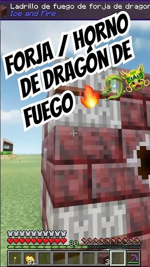 FIRE DRAGON FORGE / FURNACE | ICE AND FIRE MOD 1.20. 1 🐲 | #iceandfire #iceandfiremod #minecraft