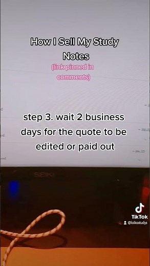 How I Sell My Study Notes || Make Money Online as A Student