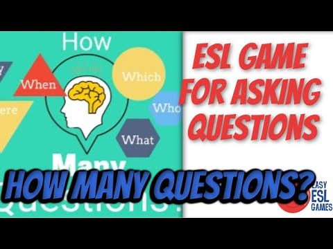 ESL Game for Questions | How Many Questions? - Videos For Teachers