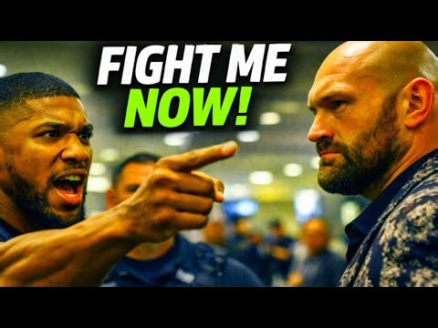 Anthony Joshua CALLS OUT Tyson Fury in Airport Showdown — Mega Fight Back On?