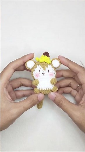 Easy Little Monkey Crochet Doll | Amigurumi Tutorial Step-by-Step #crochetkeychain #crochetdoll