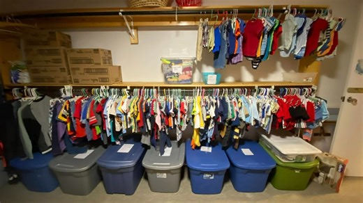 Community Bread Basket to hold kids clothes, diaper giveaway