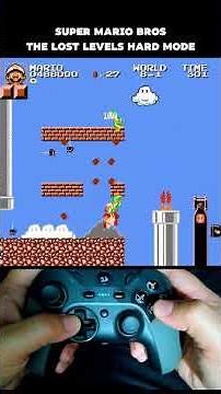 Super Mario Bros The lost levels Hard mode World 8-1 #mariobros