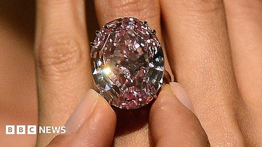 What makes pink diamonds pink?