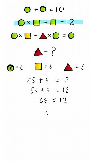 (ASMR) SOLVING a Fun MATHS Puzzle! #Shorts