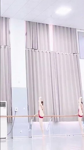 Red Leotard Ballet Class ❤️🩰 Perfect Piano Rhythm Training