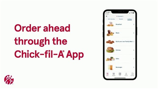 Chick-fil-A App TV Spot, 'Order Ahead: Favorites'