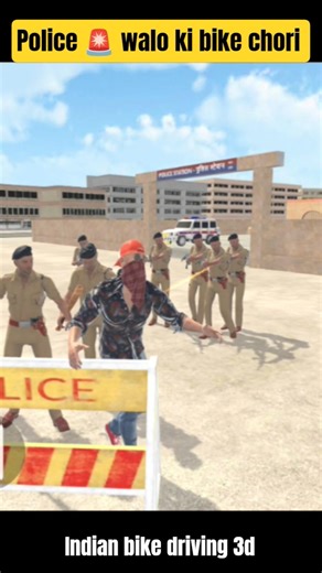 police walo ki bike chori ho gyi 😱 IN INDIAN Theft Auto simulator 3d #gta #gaming #shots