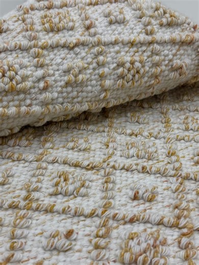 Cream Chunky Wool Rug Handmade Pebble Texture Neutral Boho Scandinavian Living Room Carpet - Etsy
