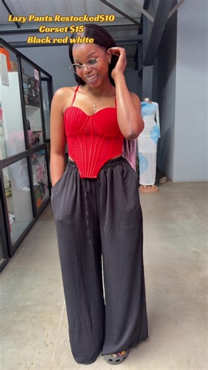 Shop F11 upstairs park city village next to Jameson hotel .0788307944#lazypants #corset #hararetiktok