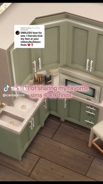 Sims 4 CC Finds: Kitchen Counters Edition