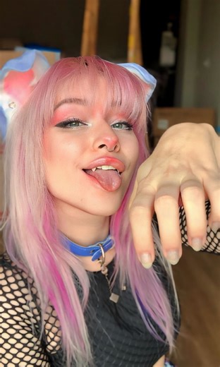 Her name is "Meow" and she has identified as a dog. That means she acts like a dog, talks like a dog might talk, and cosplays as a dog. | Know Your Meme