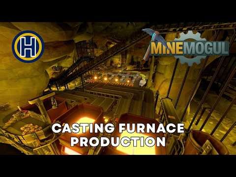 Plans underway for a full casting furnace setup. | Ep 5, Mine Mogul