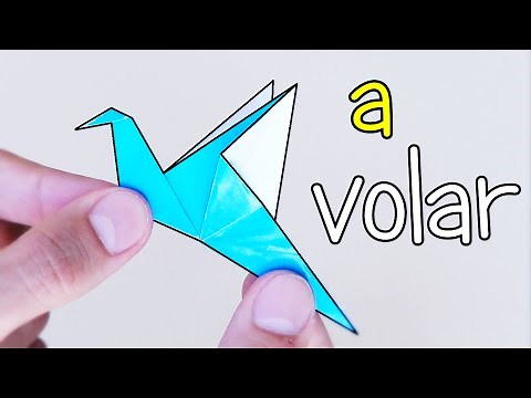 Paper Bird that Moves its Wings! - Origami