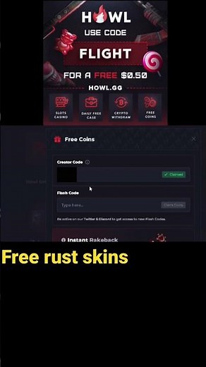 How to get free rust skins in 2023 full video on youtube channel with more stuff #rust #shorts