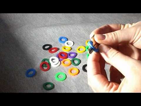 InterUS Key Caps Tags, 27 Pcs, Silicone Key cap Sleeve Rings Key Identifier Rings Label ID Perfect C