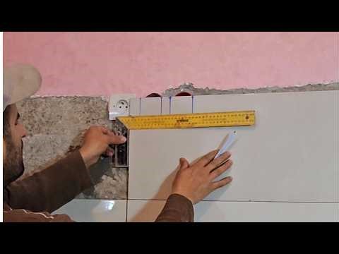 Perfect Tile Cut Around a Socket – Clean & Precise Finish 🔥