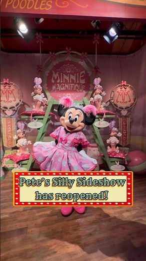We love seeing Minnie, Daisy , Goofy and Donald back in their home at Magic Kingdom!