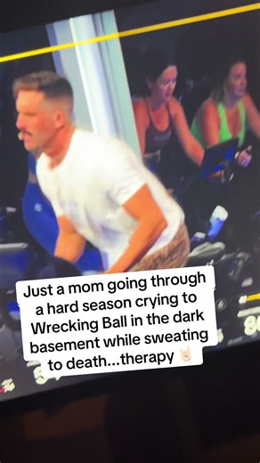 This Miley ride with Cody was exactly what I didn't know I needed today 🥹 #pelotonbike #pelotontiktok #pelotonmoms #workout #momsoftiktok