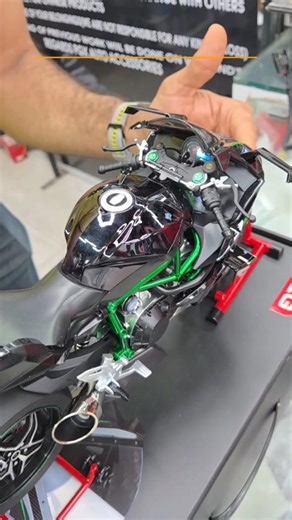 Top Bikes on Instagram: "Toys For BIG Boys 😎 Scale Model Motorcycles #scalemodel #kawasaki"