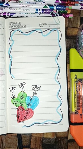 Beautiful Border Design Idea #borderdesign #youtubeshorts #shorts #viralshort #trendingshorts #fypシ