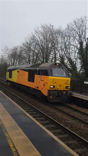 class 67 light locomotive at metheringham
