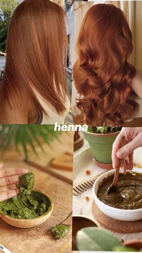Orange Brown Hair Naturally 🤎🧡 | Henna + Indigo Hair Color | No Chemical Dye #haircolor