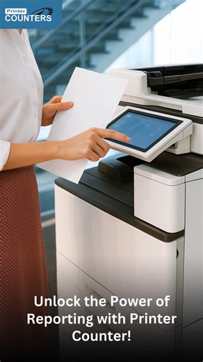 Robust, real-time 𝗥𝗲𝗽𝗼𝗿𝘁𝘀 give managed print service companies and IT departments the 𝘂𝗹𝘁𝗶𝗺𝗮𝘁𝗲 𝘁𝗼𝗼𝗹 to 𝘁𝗿𝗮𝗰𝗸, 𝗺𝗼𝗻𝗶𝘁𝗼𝗿, 𝗮𝗻𝗱 𝗼𝗽𝘁𝗶𝗺𝗶𝘇𝗲 every printer automatically. ✔️ View printer status ✔️ Predict maintenance needs ✔️ Manage usage trends ✔️ Boost efficiency and reduce downtime Stay one step ahead with 𝗣𝗿𝗶𝗻𝘁𝗲𝗿 𝗖𝗼𝘂𝗻𝘁𝗲𝗿 𝗥𝗲𝗽𝗼𝗿𝘁𝘀 — 𝗦𝗺𝗮𝗿𝘁𝗲𝗿 𝗽𝗿𝗶𝗻𝘁𝗶𝗻𝗴 𝘀𝘁𝗮𝗿𝘁𝘀 𝗵𝗲𝗿𝗲. To know more visit: www.printercounters.com Call now: 9