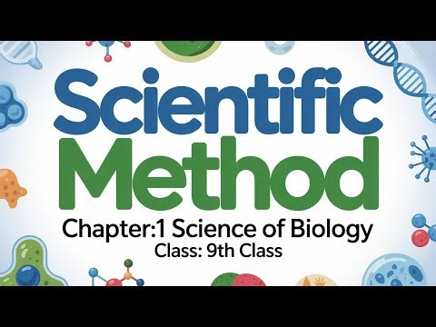 Scientific Method in 5 Minutes | Chapter 1 | Class 9 Biology | Easy Explanation | Saqly