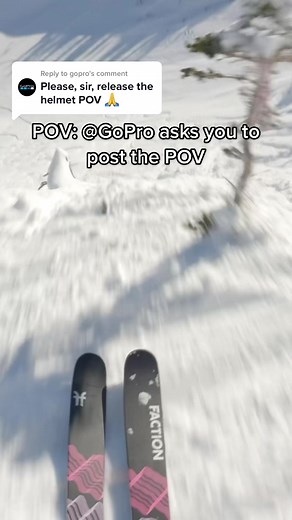 Skiing POV with GoPro: Winter Adventures in the Powder
