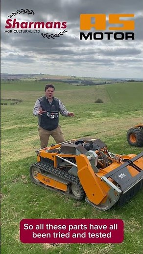🦾🌱 Introducing the AS Motor Ovis – the ultimate slope mower!