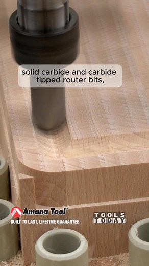 Work with confidence using Amana Tool’s solid-carbide router bits, designed for precise, reliable cuts every time. | Toolstoday Router Bits and Saw Blades