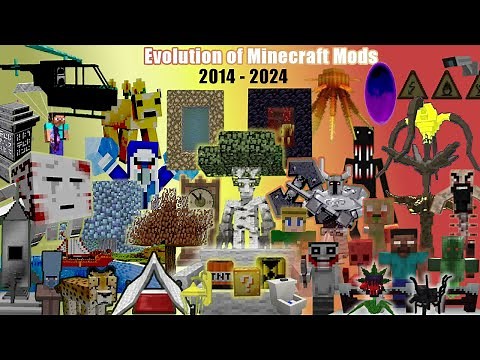 TOP BEST 100 MINECRAFT MODS OF ALL TIME (2014-2024) -- FULL SHOWCASE --