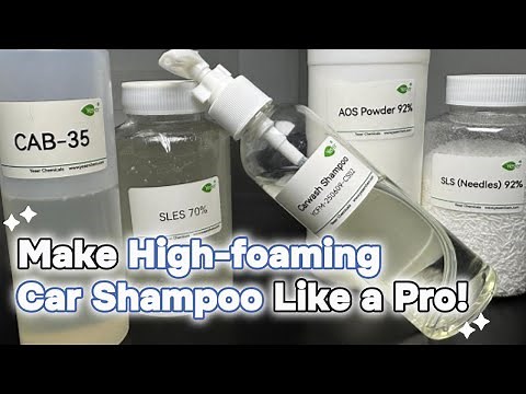 DIY Pro-Grade Car Shampoo: Full Formulation Guide Using Yeser Ingredients