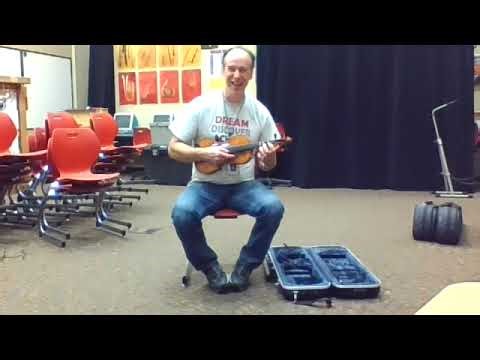 First day with my instrument - viola/violin