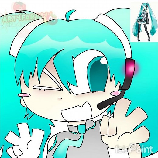 Free miku pfp ! #artyfarty #art #miku #vocaloid #doodle #fyp #viral #shorts #cute #artstyle #drawing