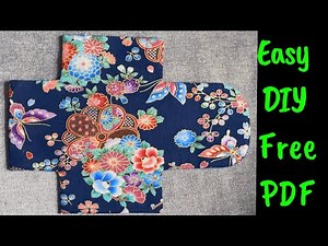 How I Easily Make This Cute Wallet / DIY Step By Step Sewing Tutorial For Beginners @The Twins Day