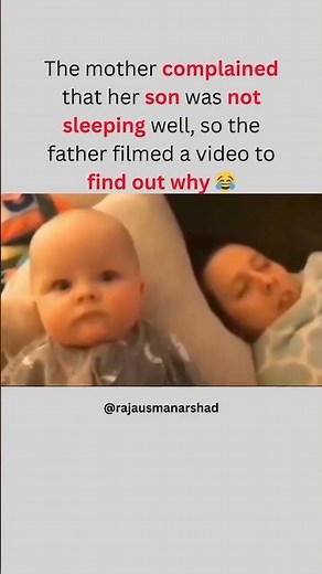 Why Can't Our Son Sleep? 😂 | Mom's Hilarious Snoring Caught on Camera! #viralvideo #shorts #funny