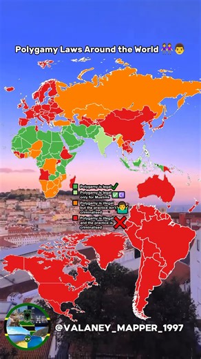Polygamy Laws Around the World 👭👨